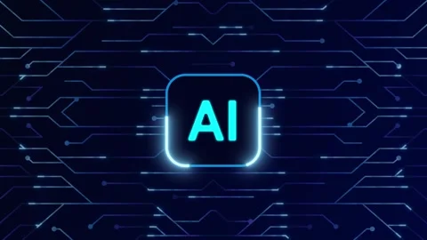 Artificial Intelligence Processor Brain AI chatbot concept AI Learning Business Stock Footage 316158201