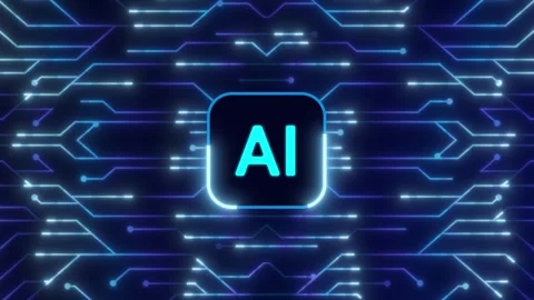 Artificial Intelligence Processor Brain AI chatbot concept AI Learning Business Stock Footage 316158213