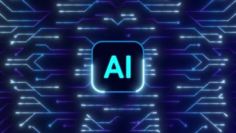 Artificial Intelligence Processor Brain AI chatbot concept AI Learning Business Stock Footage 316158246