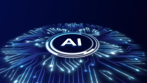 Artificial Intelligence Processor Brain AI chatbot concept AI Learning Business Stock Footage 316158859