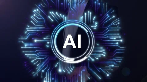 Artificial Intelligence Processor Brain AI chatbot concept AI Learning Business Stock Footage 316158947