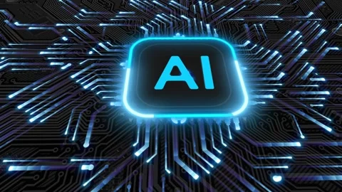 Artificial Intelligence Processor Brain AI chatbot concept AI Learning Business Stock Footage 316158952