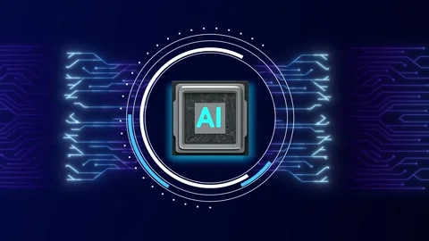 Artificial Intelligence Processor Brain AI chatbot concept AI Learning Business Stock Footage 316159273