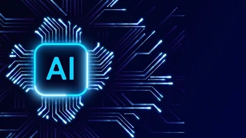 Artificial Intelligence Processor Brain AI chatbot concept AI Learning Business Stock Footage 316159339