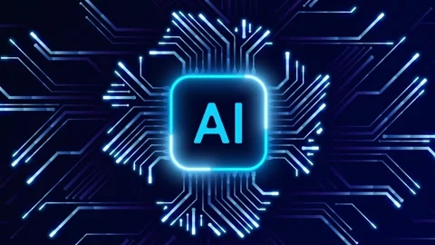 Artificial Intelligence Processor Brain AI chatbot concept AI Learning Business Stock Footage 316159416