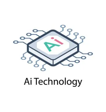 Artificial Intelligence Processor イラスト素材