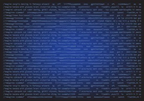 Artificial intelligence Prompt Typography background Stockillustratie