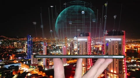 Artificial Intelligence Quantum Computer Technology Concept Stock Footage 260815050