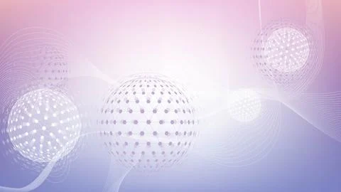 Artificial intelligence quantum computer technology concept. Quantum computing Stock Illustration