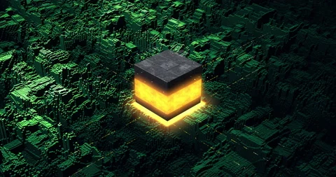 Artificial Intelligence Quantum Computing System Ignites By Encrypted Core. Stock Footage 169252150