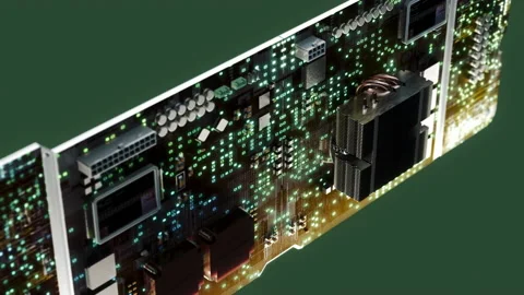 Artificial Intelligence Quantum Futuristic Computer Technology Concept - Stock Footage 175572249