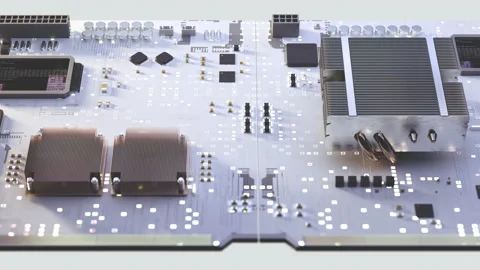 Artificial Intelligence Quantum Futuristic Computer Technology Concept - Stock Footage 238977584