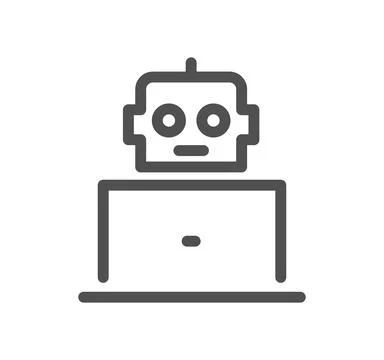 Artificial intelligence related icon. Stock-Illustration