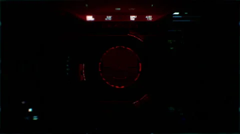 Artificial intelligence robot interface / AI vision (intro + loopable part) Stock Footage 52254826