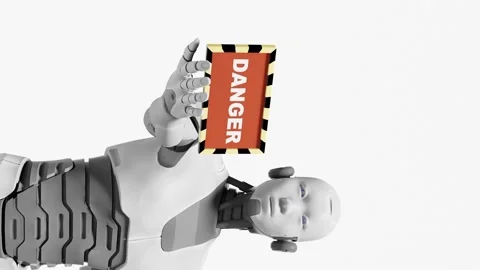 Artificial intelligence robot prototype Stock Video Pond5