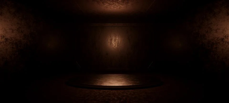 Artificial Intelligence Scene Empty Hallway Corridor Room Garage Studio Dance Illustrazione stock