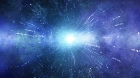 Artificial intelligence science word cloud animation Stock-Footage 334814698