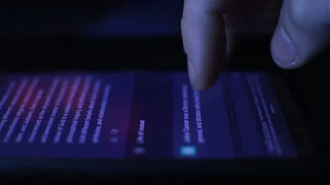 Artificial intelligence software of openai chatgpt. chat gpt write a test. Stock Footage 231691042