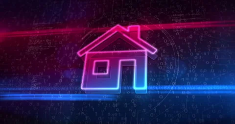 Artificial intelligence symbol on abstract digital background Stock Footage 332054531