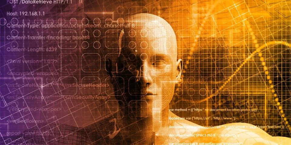 Artificial Intelligence Systems Stock Illustration