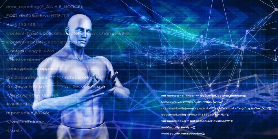 Artificial Intelligence Systems 스톡 일러스트