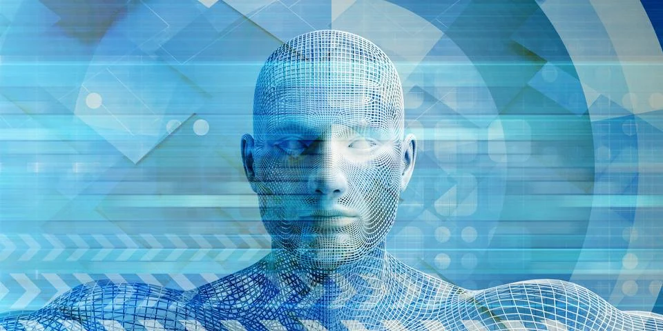 Artificial Intelligence Systems Stock Illustration