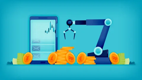 Artificial intelligence tech to assist investment choices in stock market w.. Stock Footage 256967749