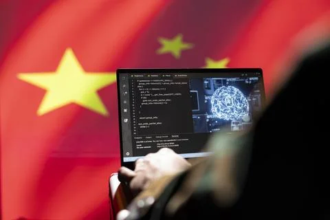 Artificial intelligence tech used by CCP government to hack neighbor countries Stock Photos