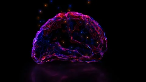 Artificial intelligence, Technology background Stockbeeldmateriaal 255114270