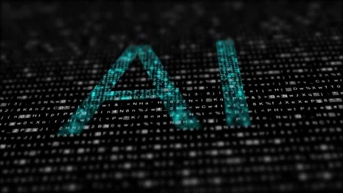 Artificial intelligence, Technology background Stock Footage 255114910
