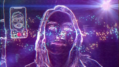 Artificial intelligence, Technology background Stock Footage 255115041