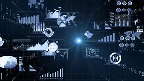 Artificial intelligence, Technology background Stock Footage 255115119