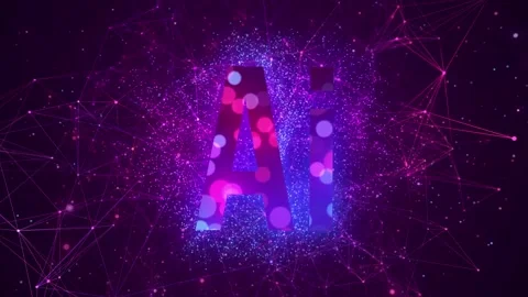 Artificial intelligence, Technology background Stock Footage 255115170