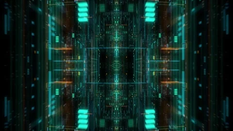 Artificial intelligence, Technology background Stock Footage 255115395