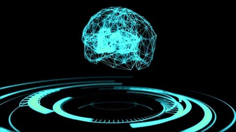 Artificial intelligence, Technology background 库存影片 255115401