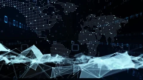 Artificial intelligence, Technology background Stock Footage 255116128