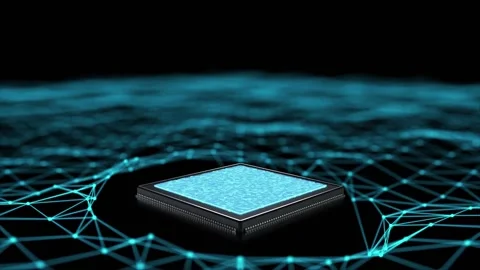 Artificial intelligence, Technology background Video stock 255116445