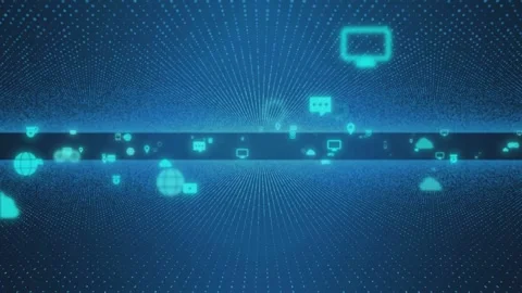 Artificial intelligence, Technology background Stock Footage 255116528
