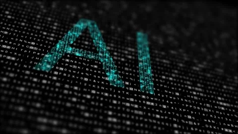 Artificial intelligence, Technology background Video stock 255116529