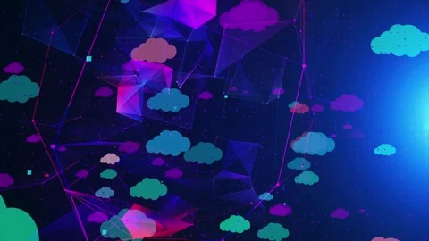 Artificial intelligence, Technology background Stock Footage 255116760