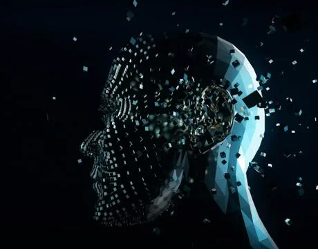 Artificial intelligence technology, brain intelligence Stock Illustration