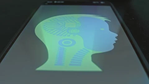 Artificial Intelligence technology brain presentation Stock Footage 304236418
