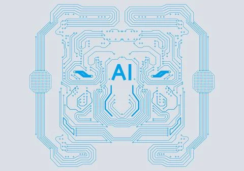 Artificial intelligence technology concept vector illustration	 Stockillustratie
