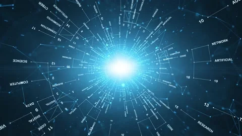 Artificial intelligence technology cyberspace Vídeos de archivo 226797698