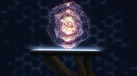 Artificial intelligence technology digital data concept イラスト素材