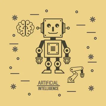 Artificial intelligence technology イラスト素材