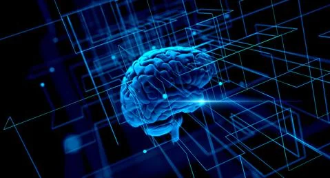 Artificial Intelligence Technology Stock Illustration