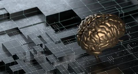 Artificial Intelligence Technology Stock Illustration