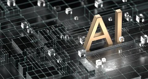 Artificial Intelligence Technology Stock Illustration