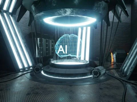 Artificial intelligence technology Stock-Illustration